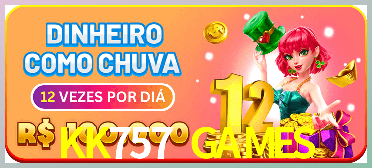 Aplicativo móvel KK757 GAMES para iOS e Android